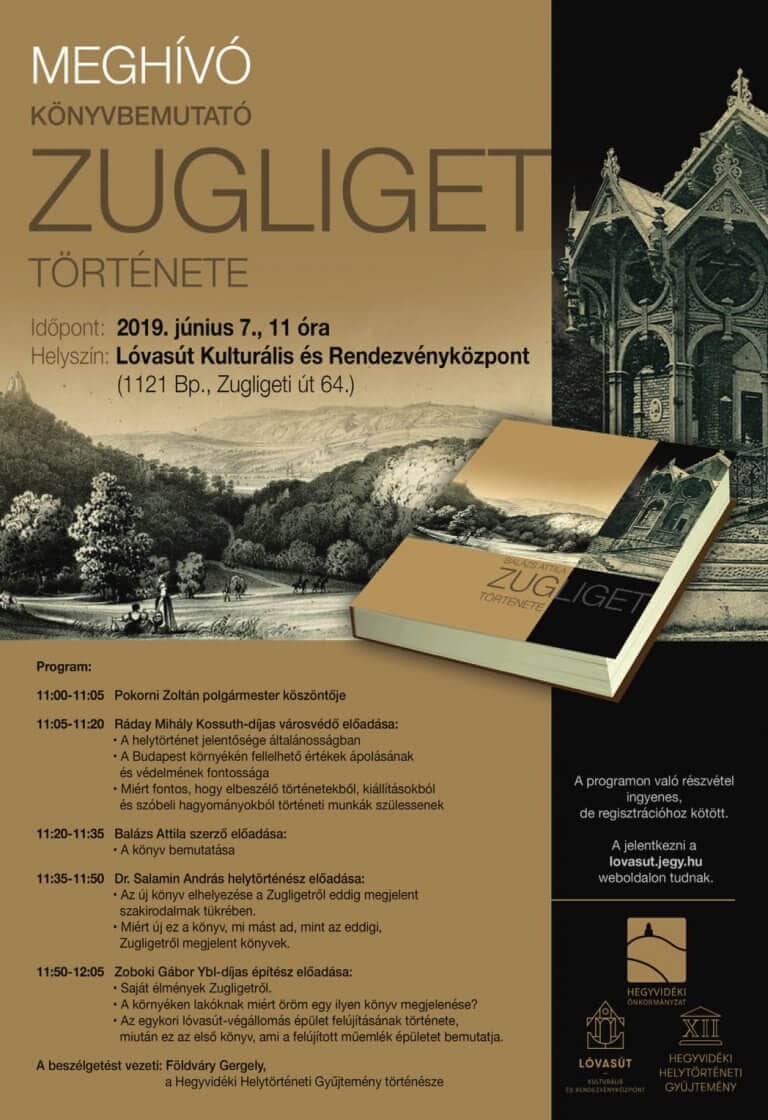 Zugliget Története – Könyvbemutató