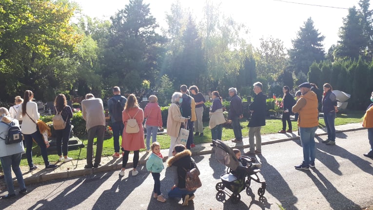 Séta a Farkasréti temetőben